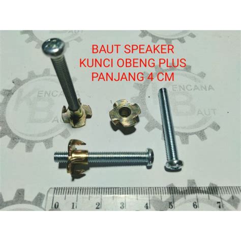 Jual Baut Speaker M X Kunci Obeng Plus Panjang Cm Mur Cakar