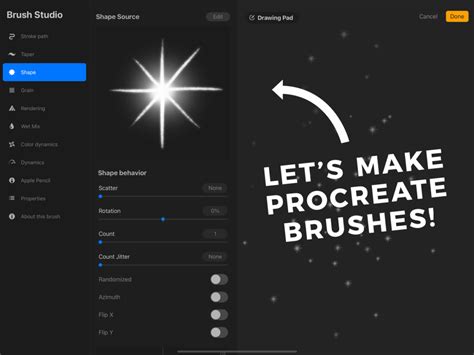 How To Make Procreate Brushes Galaxy Art Tutorial Bardot Brush