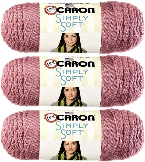 Caron Simply Soft Yarn Solids 3 Pack Plum Wine H97003 9722