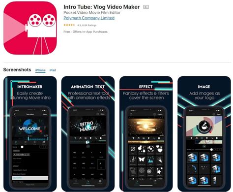 Top Intro Maker Apps F R Iphone Und Android