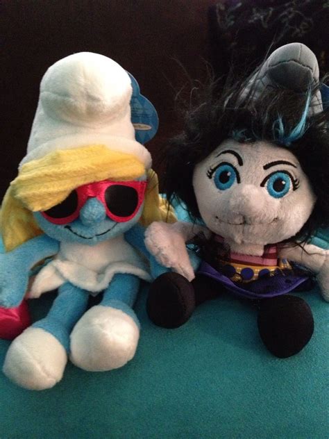 Смурфик Смурфити в очках (Smurfs Bean Bag Plush Smurfette) купить ...