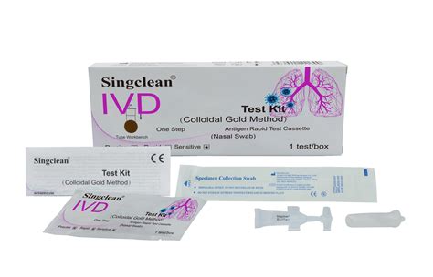 Self Testing Singclean Rapid Test Kit For Flu Result In 15 Mins Rapid