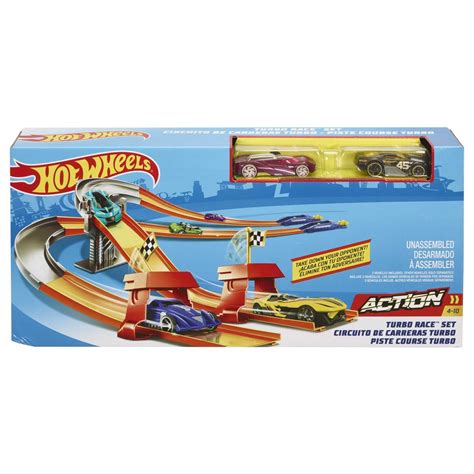 Zestaw samochodów Hot Wheels z Dwiema Wyrzutniami 13642182956 oficjalne archiwum Allegro