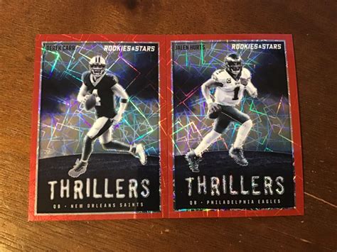 Panini Rookies And Stars Football Longevity Red Parallels Pyc Ebay