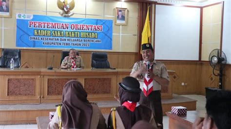 Dinas Kesehatan Kabupaten Tebo Adakan Orientasi Saka Bakti Husada