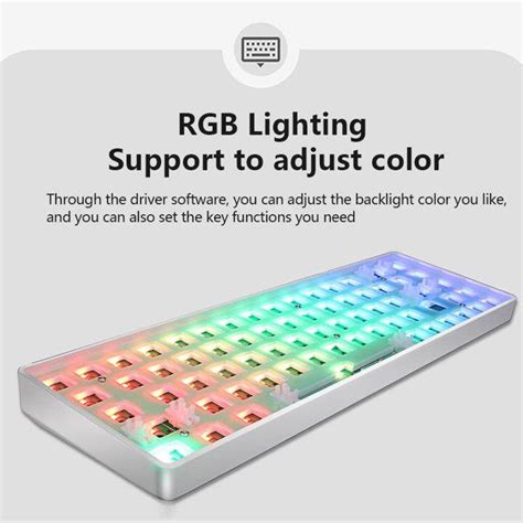 GKS Hot Swap Customized RGB Mechanical Keyboard Kit Ghz Wireless Bluetooth Mode Support