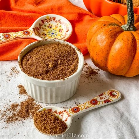 Homemade Pumpkin Pie Spice Blend Carrie Elle