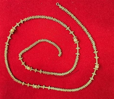 Brass Gold Plated Chain Size Inch Length At Rs Piece In