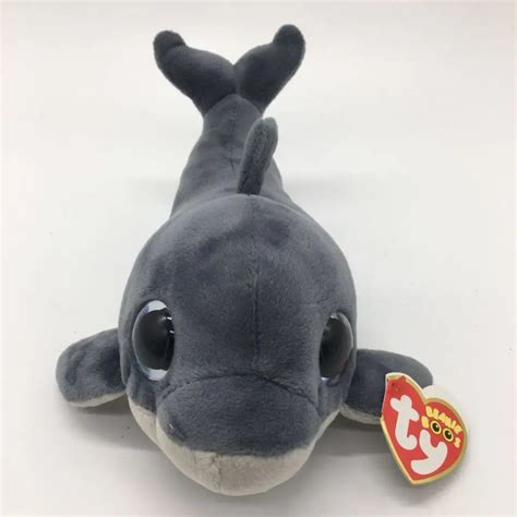 ECHO dolphin with tag and label TY BEANIE BOOS 1PC 15CM Plush Toys Stuffed animals KIDS TOYS ...