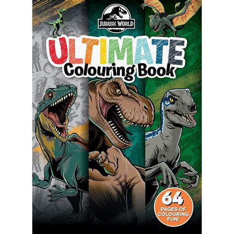 Jurassic World Ultimate Colouring Book Big W