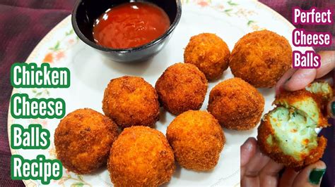 Chicken Cheese Balls Recipe चज बलस रसप Perfect Cheese Balls