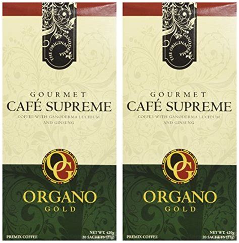 Boxes Of Organo Gold Ganoderma Gourmet Caf Supreme Sachets