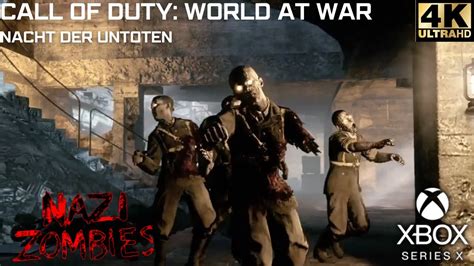 Call Of Duty World At War Nazi Zombies On Nacht Der Untoten Xbox Series X S Xbox 360 4k