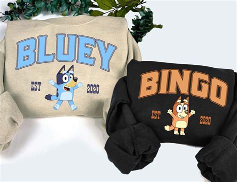 Bluey And Bingo Shirt Running On Bluey Iced Coffee Tee Y K Uk