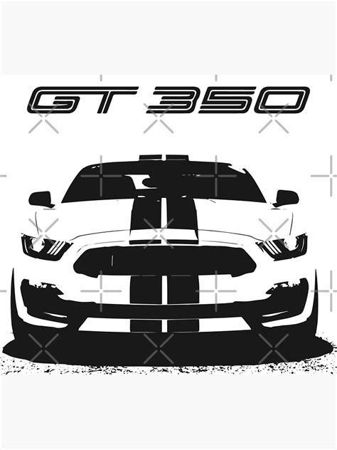 Mustang Shelby Gt350 Poster For Sale By Fromthe8tees Redbubble