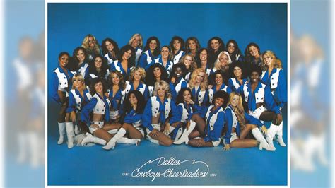 Dallas Cowboys Cheerleaders Through The Years Squad Photos Dallas Cowboys Cheerleading Quick