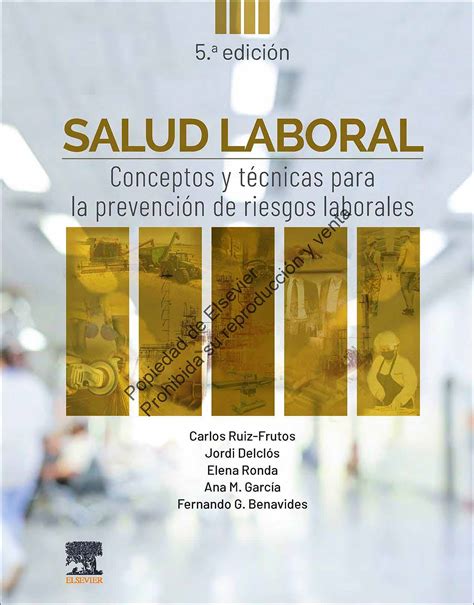 Salud Laboral Conceptos Y T Cnicas Para La Prevenci N De Riesgos Laborales