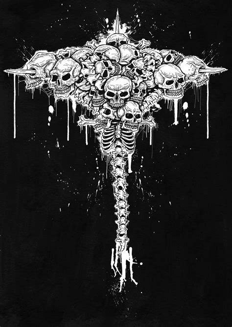 Skull Cross By Ayillustrations On Deviantart