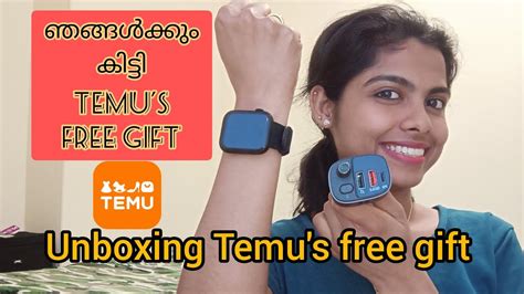 Unboxing Temu S Free Gift Temu Shopping App Shop Like A Billionaire