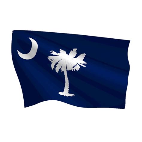 Indoor South Carolina Ceremonial Flag Set