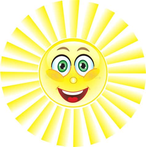 Sun, Smile. Symbol. stock illustration. Illustration of fire - 31183131