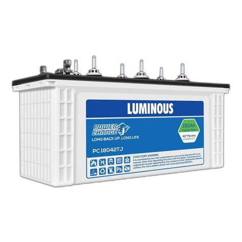 Luminous PC18042TJ Power Charge Inverter Battery 150 Ah At Rs 12100 In