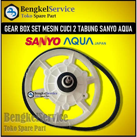 Jual Gearbox Gear Box Mesin Cuci Sanyo Aqua 2 Tabung Shopee Indonesia