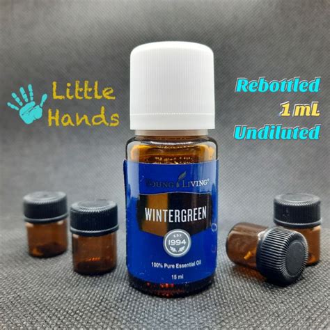 WINTERGREEN Essential Oil 1mL Rebottled Lazada PH