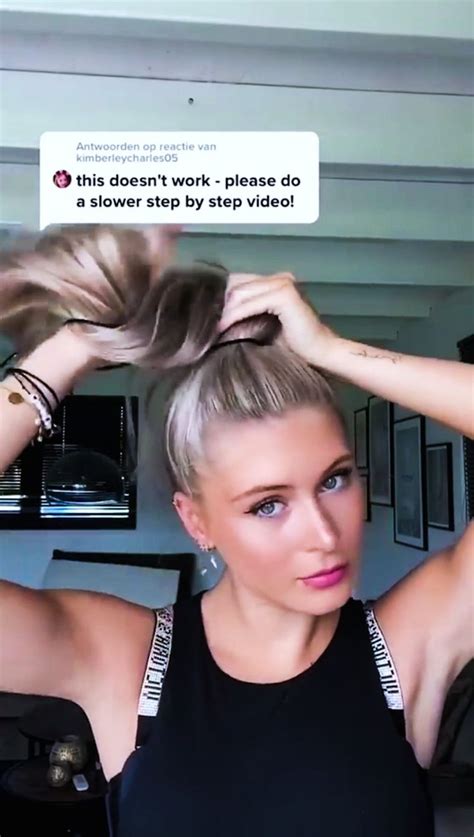 Introducing A Perfect Messy Bun For The Gym Hey Eat Less Exercise