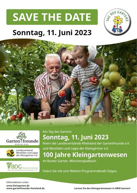 Jahre Landesverband Gartenfreunde Rheinland