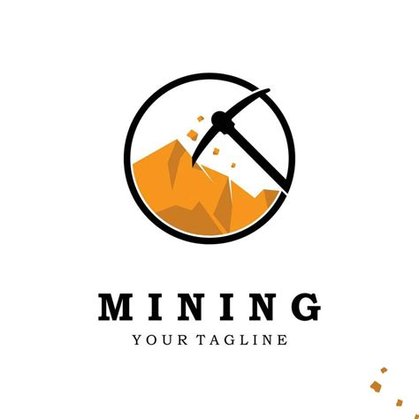 Mining Logo Icon Vector 28080297 Vector Art At Vecteezy