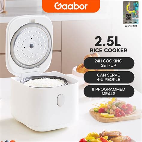 Gaaborbear Multifunctional Rice Cooker Cooking Set Up H