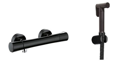 купить Гигиенический душ с термостатом KLUDI Zenta 351008638SOLR черный ...