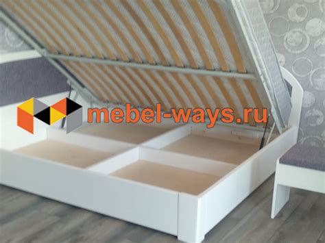 Кровать с боковым подъемным механизмом «Танго» | МебельВэйс