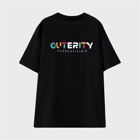 Áo Thun Unisex Nam Nữ OUTERITY hai màu đen trắng siêu hot nam nữ Shopee Việt Nam