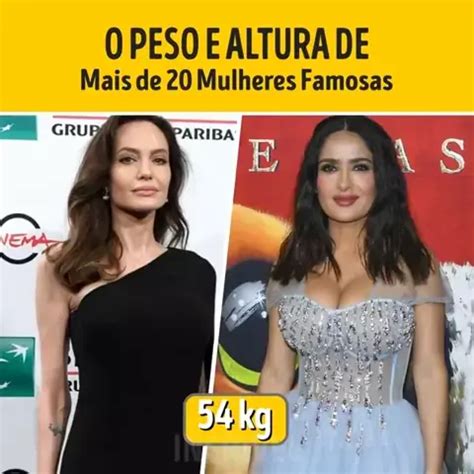 O Peso E Altura De Mais De 20 Mulheres Famosas Estreladocarnavalkwai