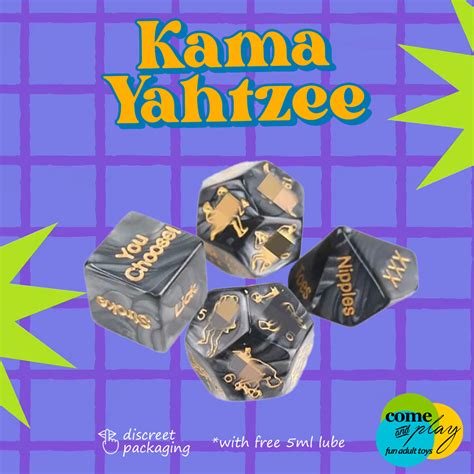 Kama Yahtzee Couples Adult Love Dice Sex Position Dice Game Couple Foreplay Toy Shopee