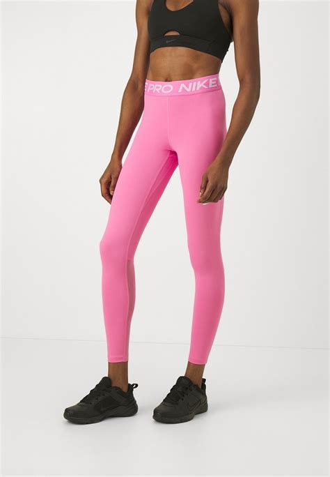 Nike Performance Tights Playful Pink White Pink Zalando At