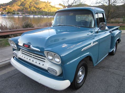 1958 Chevy Apache Shortbed BEAUTIFUL ORIGINAL TRUCK w/crateV8 & a/c ...