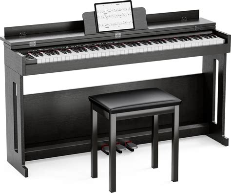 88 Key Weighted Keyboard Piano with Piano Bench, UMOMO UMP-716 Beginner ...