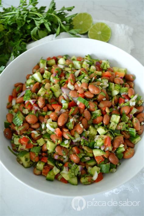 Ensalada De Frijoles Pizca De Sabor