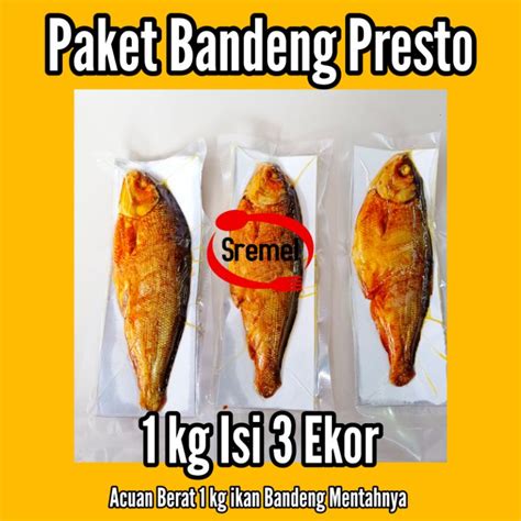 Jual Paket Bandeng Presto 1 Kg Isi 1 2 3 4 5 6 7 Ekor Duri Lunak