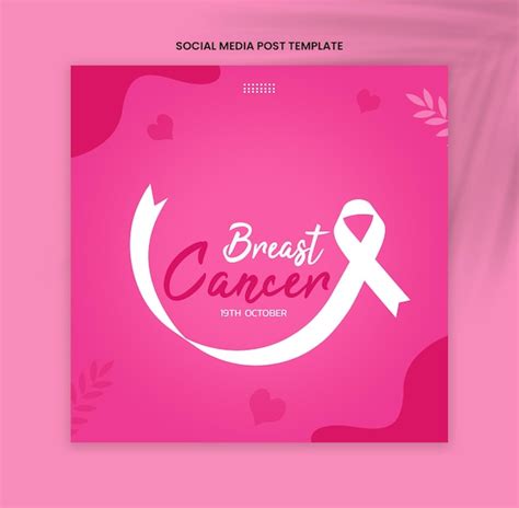 Vector de stock libre de regalías sobre social media post breast