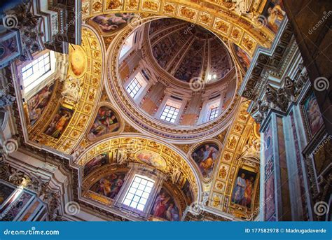 Interiors of Basilica of St. Mary Major in Rome, Italy Editorial Stock Photo - Image of mary ...