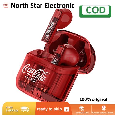 Jual Coca Cola True Wireless Bluetooth Headphones Dynamic Driver