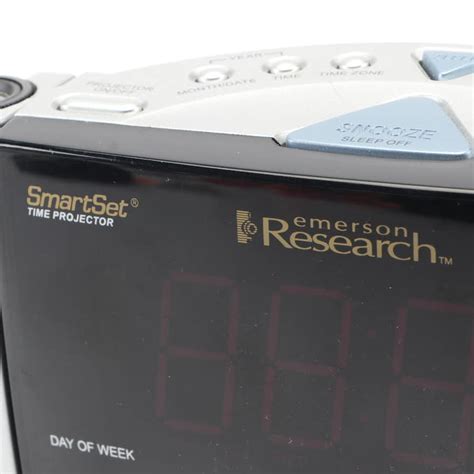 Emerson Research Smartset Dual Alarm Clock Radio Ebth