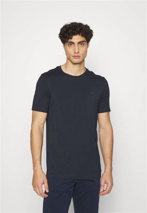 Boss Thompson T Shirt Basic Dark Blue Dunkelblau Zalando At