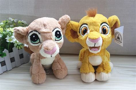 Muñeco de peluche del Rey León Simba y Nana para niños juguete de