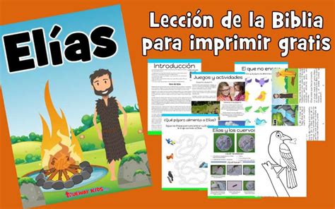 Elías Lección De La Biblia Para Niños Trueway Kids