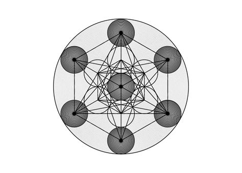 Metatrons W Rfel Blume Des Lebens Heilige Geometrie Grafische